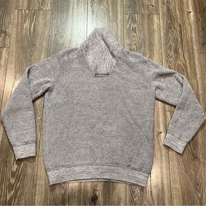 Gap Men’s Shawl Collar Chunky Knit Cotton Sweater